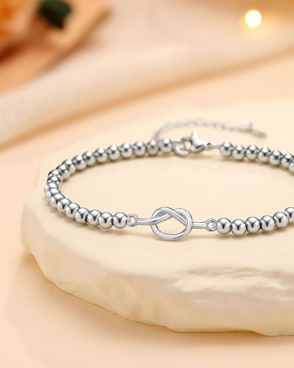 Forever Love Knot Infinity Friendship Bracelets for Women, Bridesmaid Wedding Valentines Birthday Gifts for Friends - Image 7