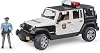 Bruder - Jeep Wranger UR Police Vehicle And Light Skinned Officer Scale Model