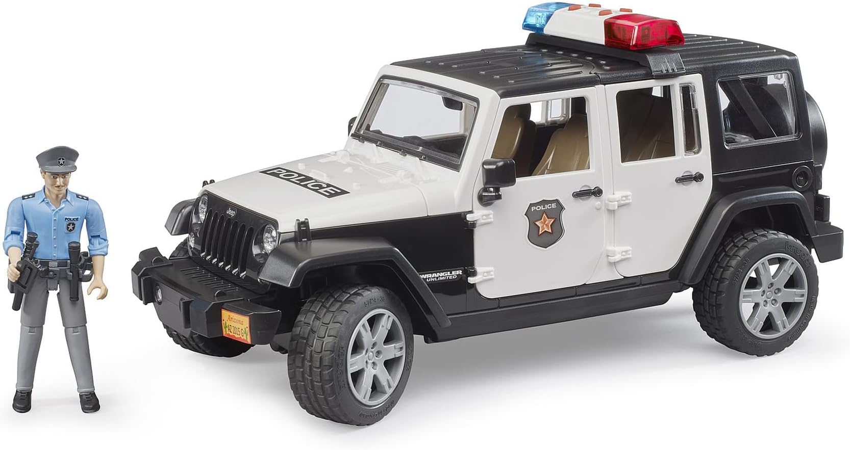 bruder(ブルーダー) Jeep パトカー フィギュア付き BR02526