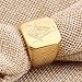VQYSKO Stainless Steel Masonic Signet Ring - Gold 8