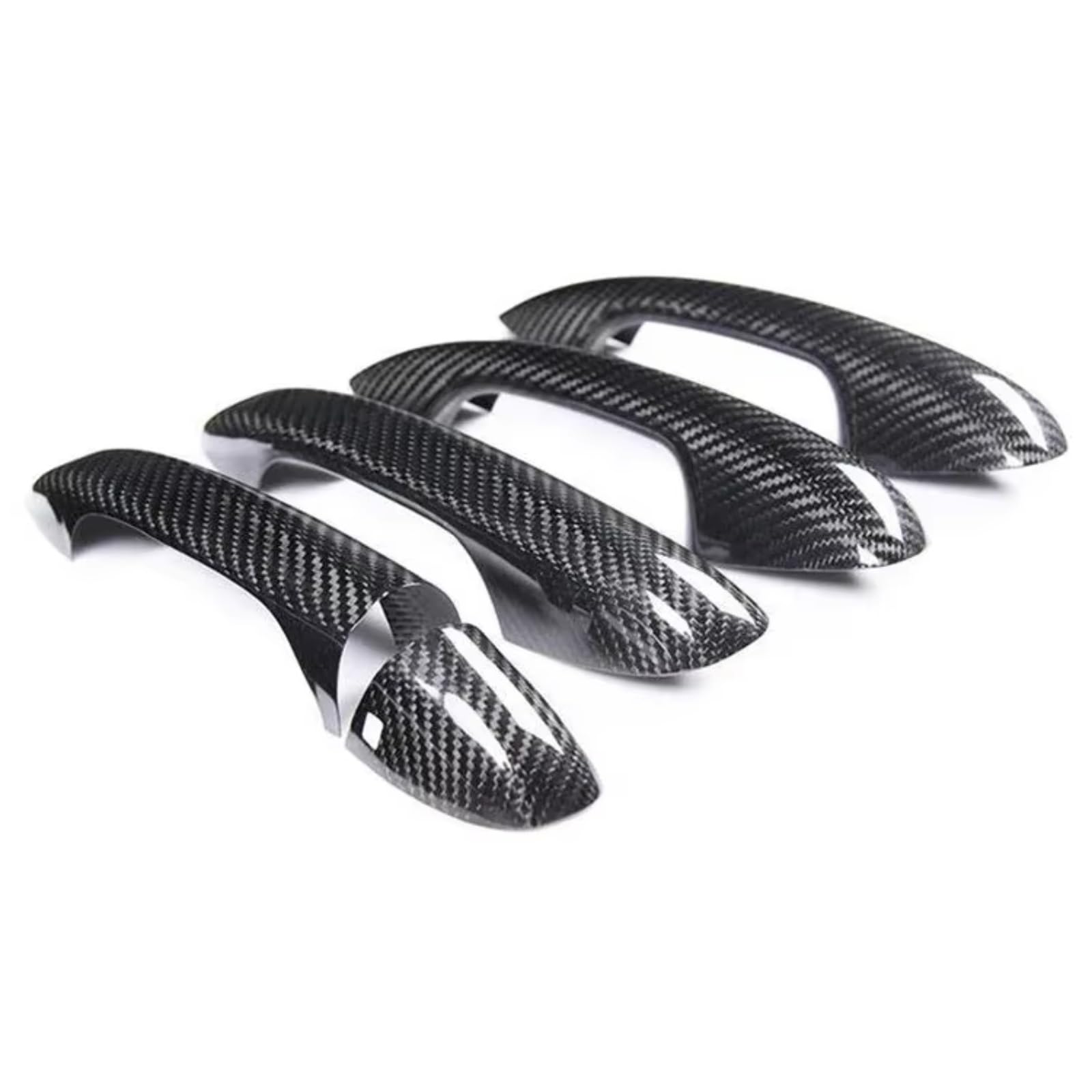Rcuihgfb One Color Door Handle Shell Compatible With Benz For W177 2019-2025 For W205 W222 2014-2016 Car Exterior Door Handle Cover Trim Set(Rhd No Hole)
