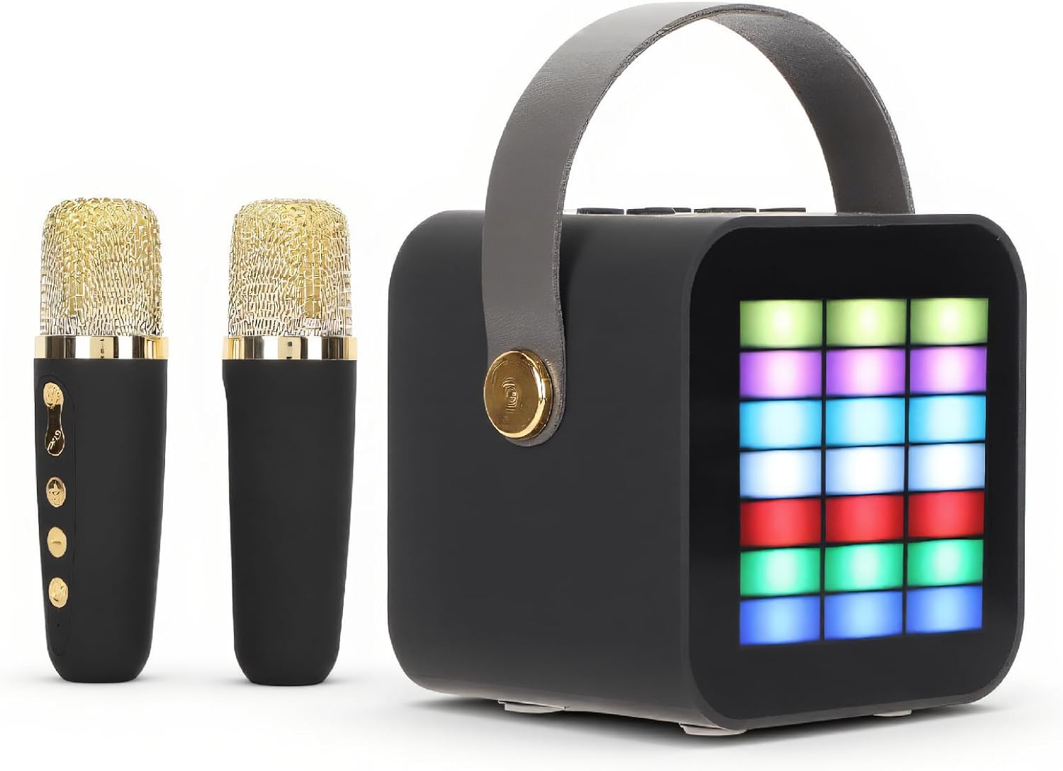 Kids Karaoke Machine karaoke machine kids Portable BT 5.3 Crystal Clear Sound Children Mini Karaoke Machine Multi Sound Effects for Party for Laptops for Mobile Phones Karaoke Machines