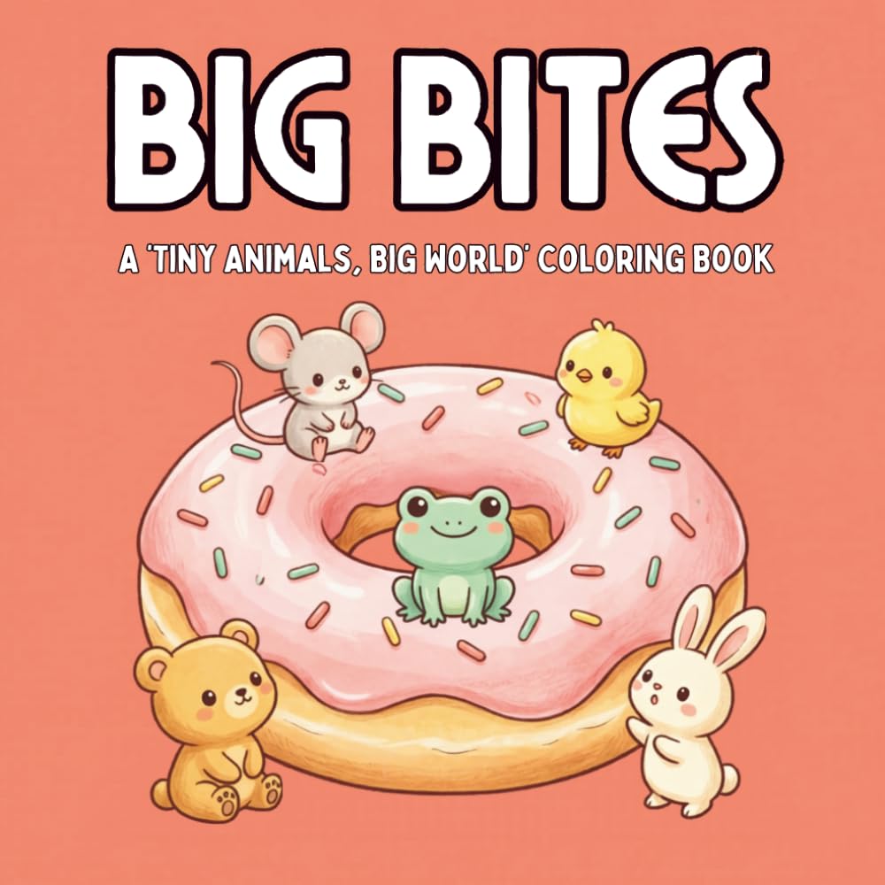 Big Bites: A 'Tiny Animals, Big World' Coloring Book