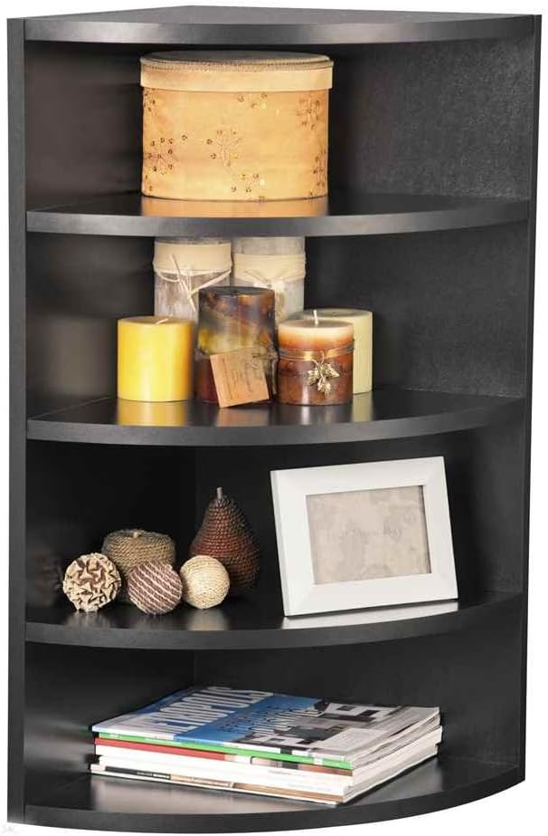 Foremost 328006 Modular Corner Radius Cube Storage System, Black