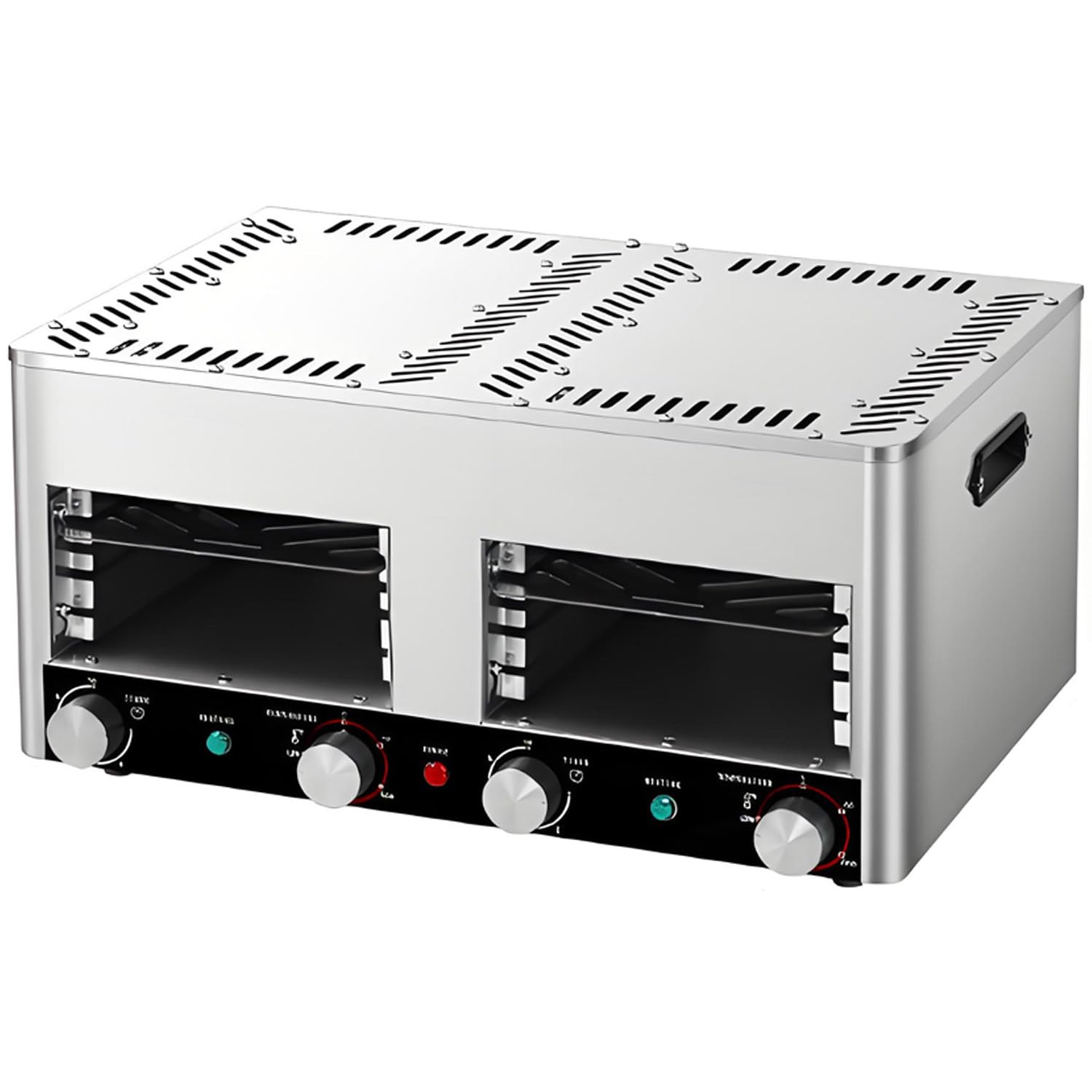 QuinteZhenTially Commercial Steak Broiler Oven,Stainless Steel Grill N002