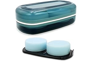 Solid Shampoo Soap Holder, Premium Travel Soap Container with Draining Layer, Camping and Home Use