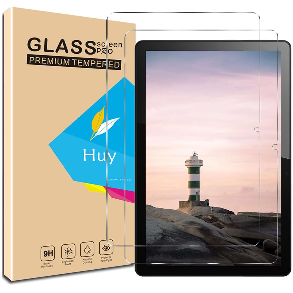 Huy LAVIE Tab T10d 用のガラスフイルム LAVIE Tab T10d 用の フイルム 日本旭硝子製 強化ガラス 液晶 保護フィルム 貼り付け簡単 硬度9H 防指紋