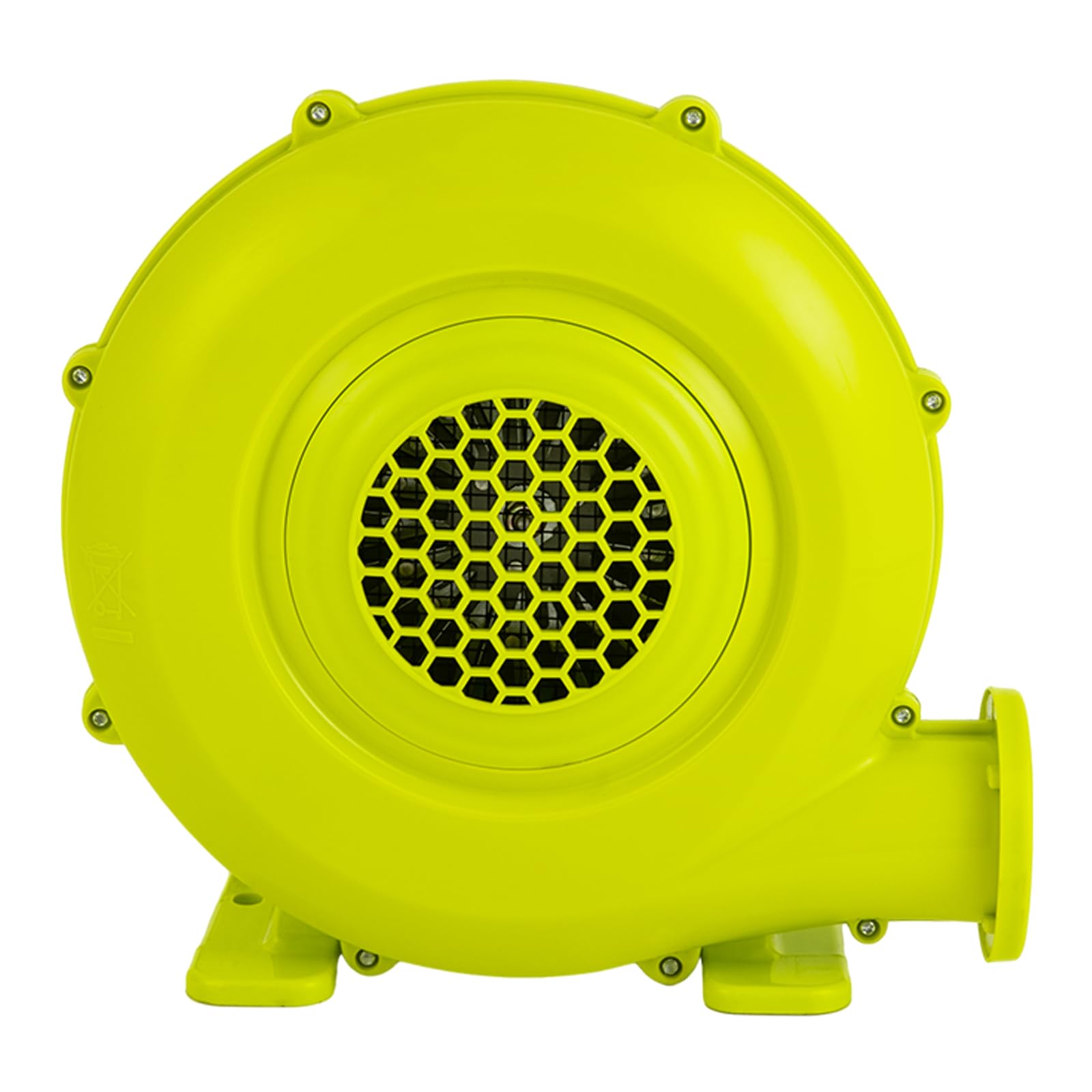 Ventilatore ad aria da 450 W, 2800 rpm, ventilatore a castello gonfiabile, 1500 pa, pompa ad aria elettrica, portatile, soffiatore continuo, soffiatore a soffietto per acquascivolo