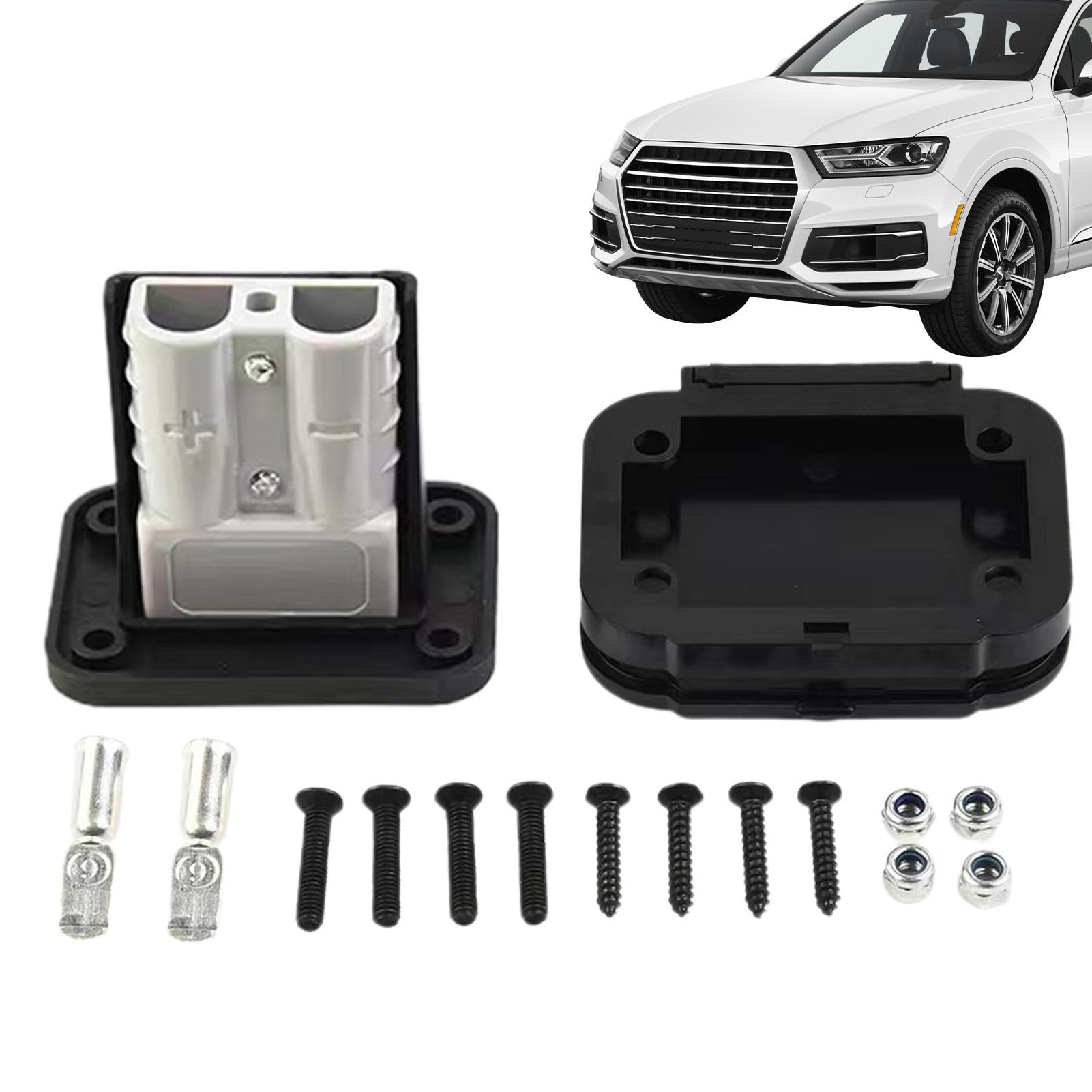 Panneau De Montage Pour Prise Encastrable - Cache-poussière - Support 50A - Pour Voiture, Bateau, Camping-car - 9