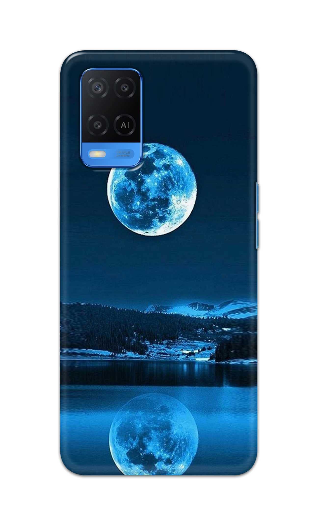 PRINTFIDAA Beautiful Moon View On River Printed Designer Hard Case for Oppo A54 Back Cover -(ZO) TEJ1007