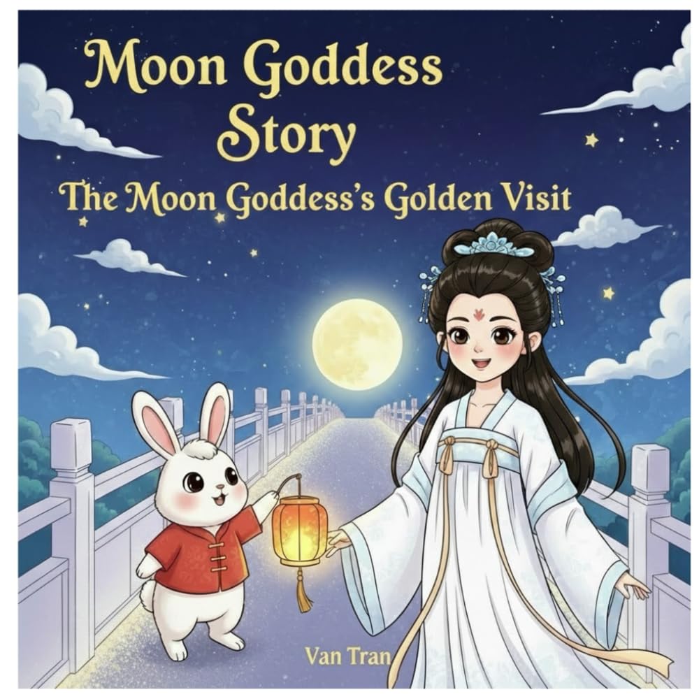 The Moon Goddess’s Golden Visit (Moon Goddess Story)