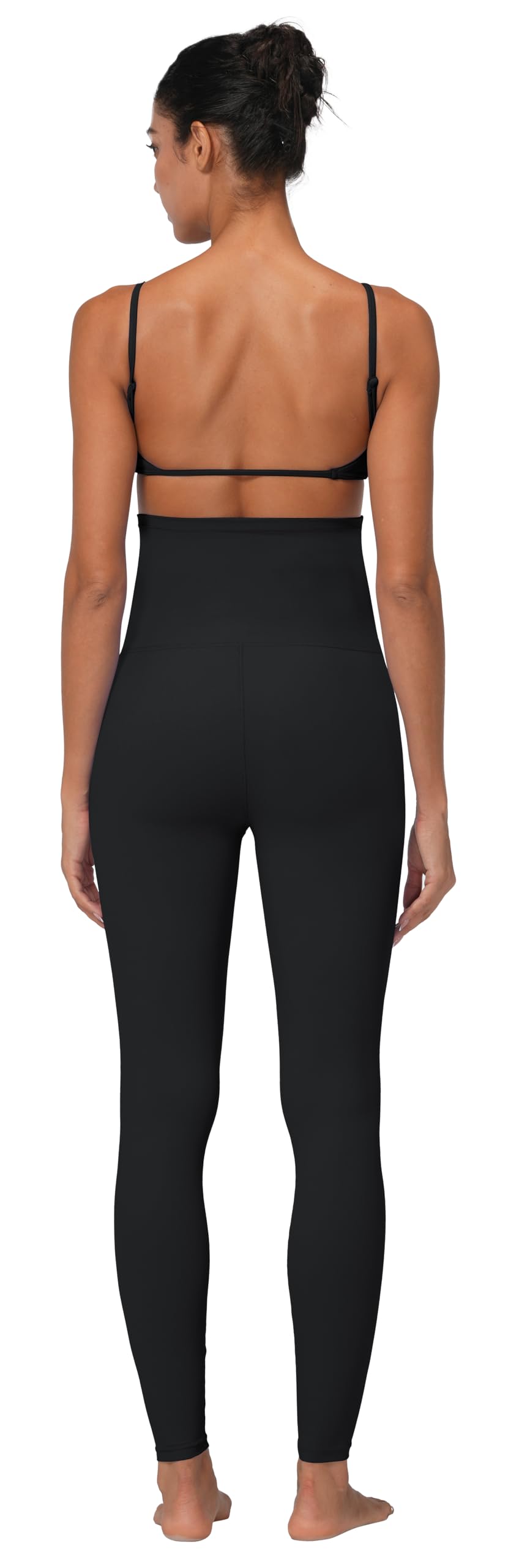 Sunzel SUNZFLY Leggings Premaman da Donna, Morbidi, a Vita Alta, per Yoga, Allenamento, Lounge, Comfort per Tutto Il Giorno, Nero, L