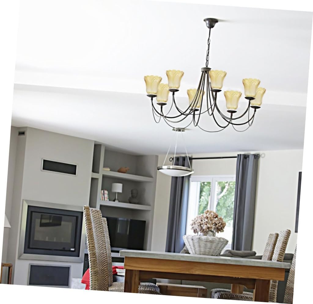 Hemobllo Glass Lampshade Table Light Cover Modern Lamp Shades for Living Room Replacement Lampshade
