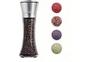 Premium Pepper Grinder with Refillable Reservoir for Optimal Spice Storage
