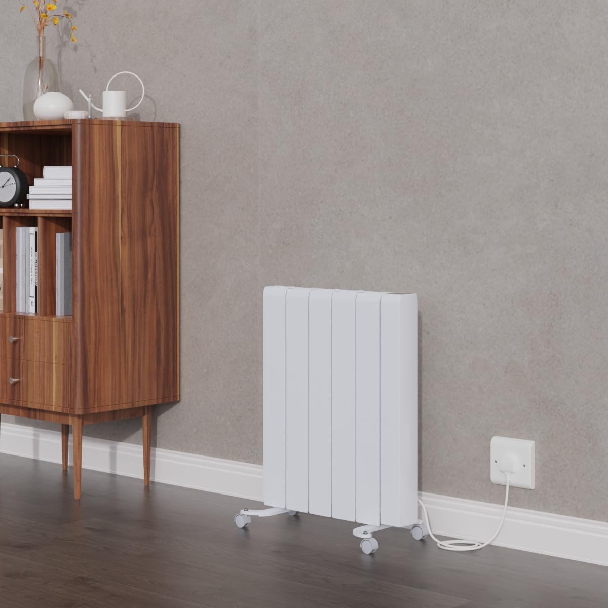 Warmehaus 1500W Electric Ceramic Radiator with Smart WIFI Connection, 5  Fins Portable Electric Heater, 7-Day Timer Function, LCD Display, Aluminium  Free Standing or Wall Mounted : Amazon.co.uk: DIY u0026 Tools