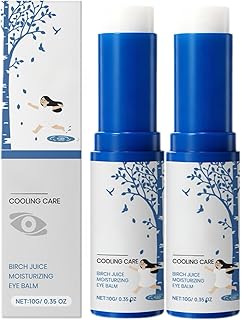 2 PC 2026 New Birch Juice Moisturizing Eye Balm Stick – Gentle Hydrating & Cooling Eye Care for the Appearance of Puffines...