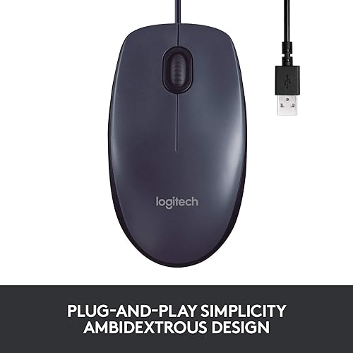 Miniatura 3 de Logitech - USB mouse óptico USB mouse 910-001439 Negro