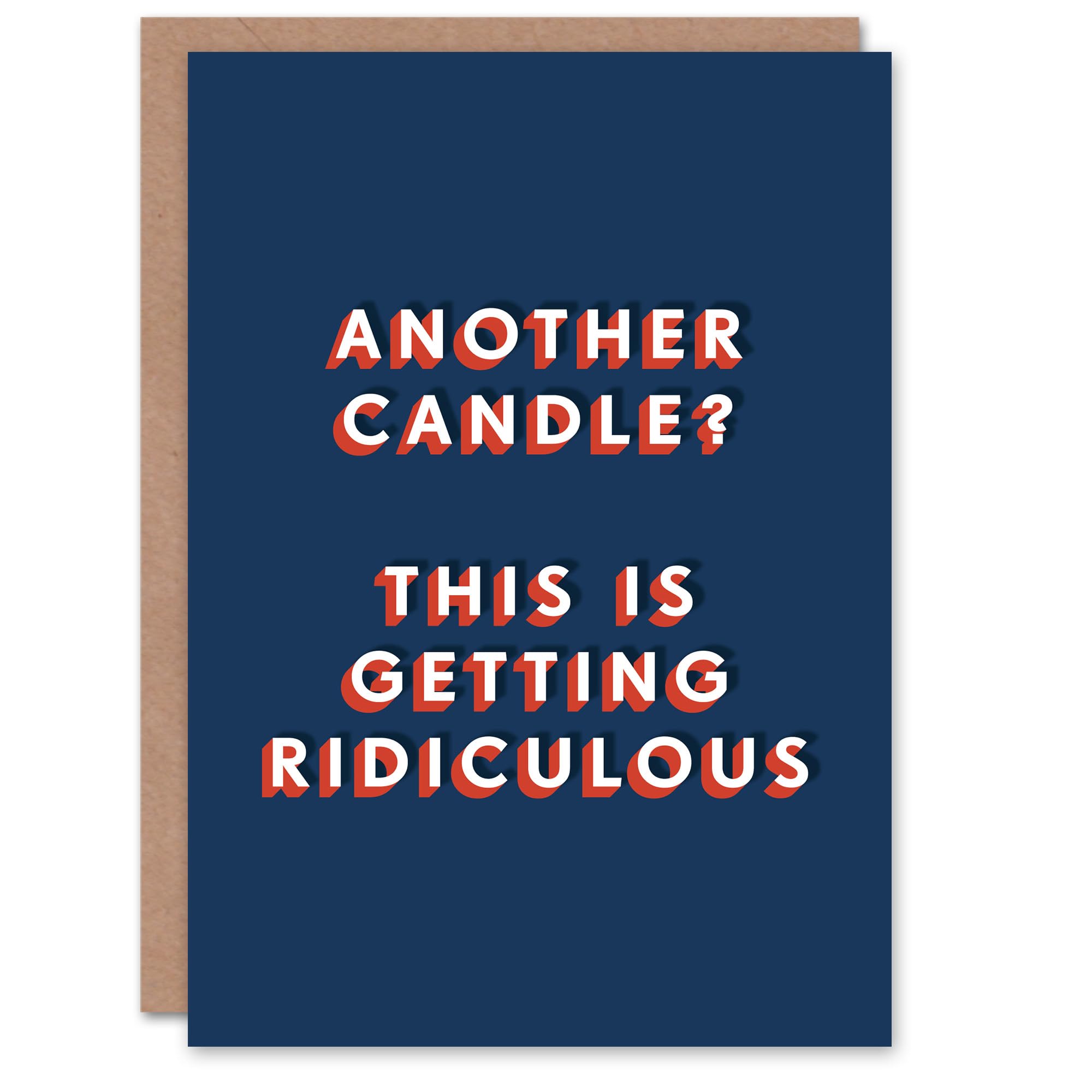 Artery8 Another Candle This Is Getting Ridiculous Funny For Him Birthday Card