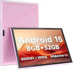 Tablet PC Android de 10 polegadas, tablets Android 12 de 10,1 polegadas, DDR4 4 GB RAM 32 GB ROM 2 MP + 8 MP, câmera dupla WiFi-6 Bluetooth 1 TB expande IPS Full HD, tablet de desempenho potente de