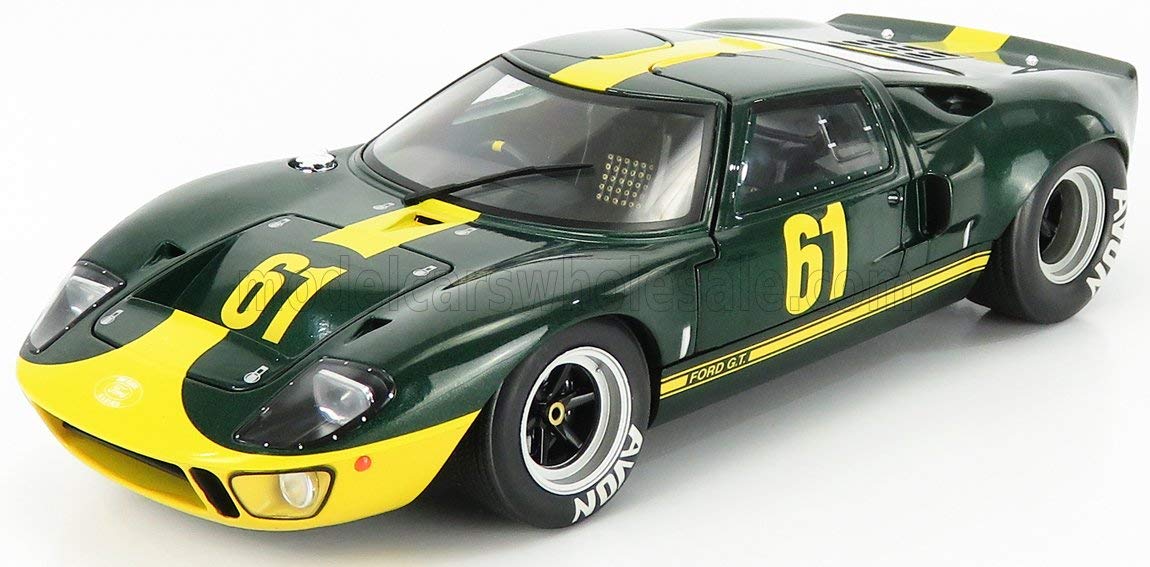 ソリド フォード GT40 MKI ミニカー 1/18 FORD USA N61 RACING CUSTOM 1968 (グリーン) [並行輸入品]