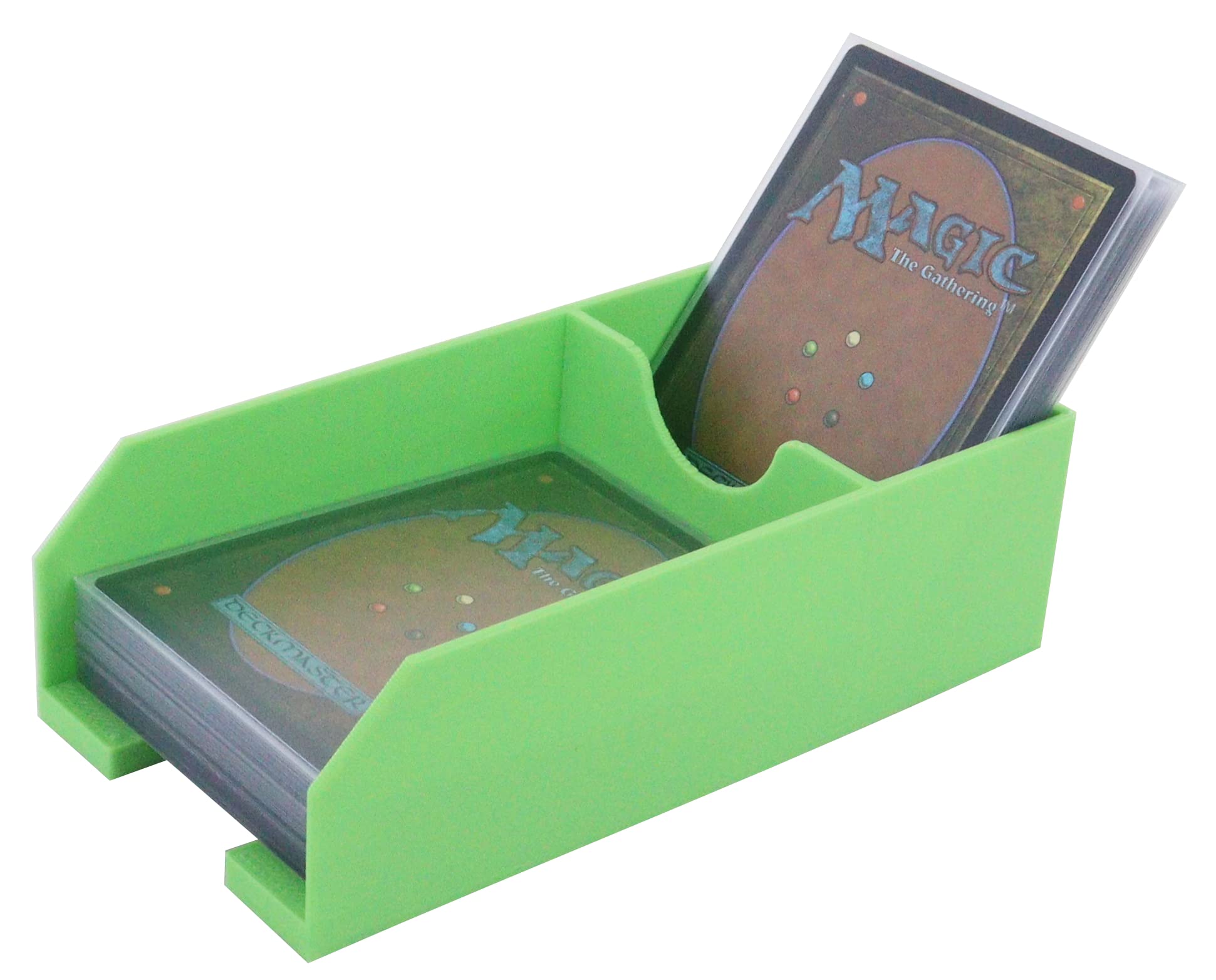 Feldherr card deck holder with discard compartment for a card deck in Standard Card Game Size (compatible with e.g. Magic the Gathering)