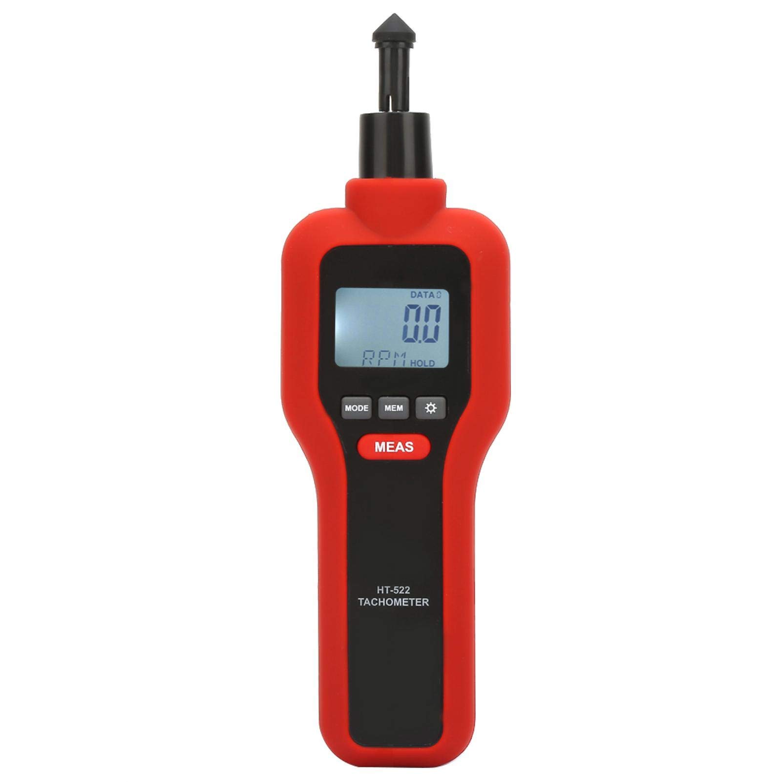HT-522 Contagiri Digitale LCD, 2 in 1 Tachimetro di velocità Senza Contatto e Contatto