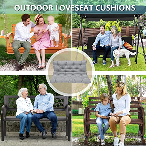 Coussin pour balancelle avec dossier imperméable 2-3 places - 7
