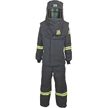 Oberon Arc Flash Suit Kit - 140 Cal - Includes Hood, Coat, Bib, Ventilation System and Light - TCG Series