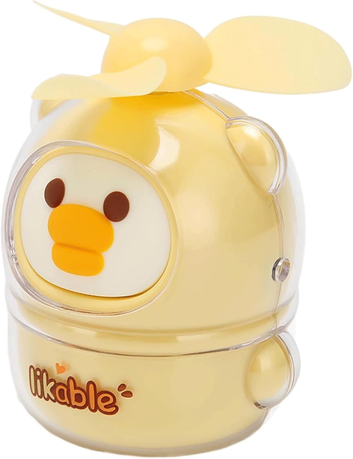 ZUMAHA Fan Cartoon Style Mini Fan, USB Rechargeable Personal Fan, Portable Handheld Fan, Pocket Fan for Travel/Office/Home/Outdoor Useful