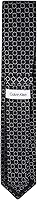 Vista 3 de Calvin Klein Men's Classic Black Solid and Pattern Ties (Standard and Extra Long Sizes)