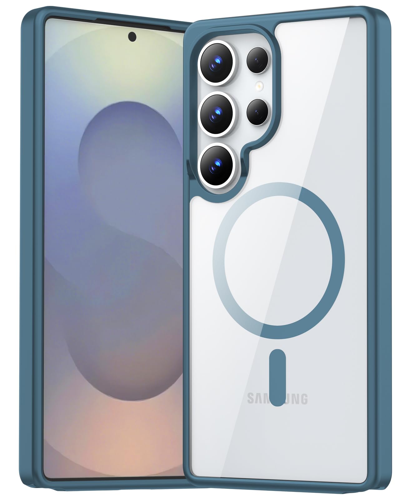 Temdan for Samsung Galaxy S25 Ultra Sleeve Case, [Compatible with Magsafe][Anti-Yellowing][Military-Grade Protection] Shockproof Slim Phone Sleeve for