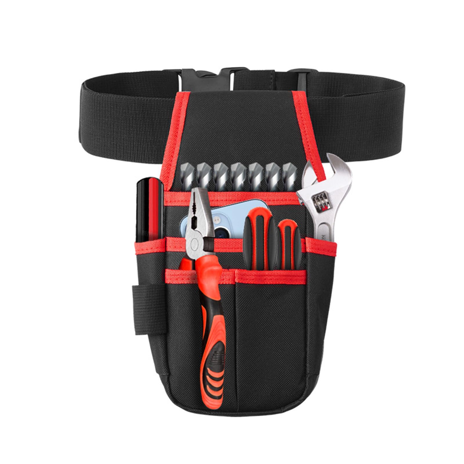 Durablity Work Belt Organizers for Men Waterproofs Tool Pouches with Pockets for Electrician Carpentry & Garden Tools Outdoor Work Utility Belt