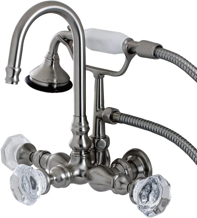 Aqua Vintage AE7T5WCL Celebrity Wall Mount Clawfoot Tub Faucet, Oil Rubbed Bronze