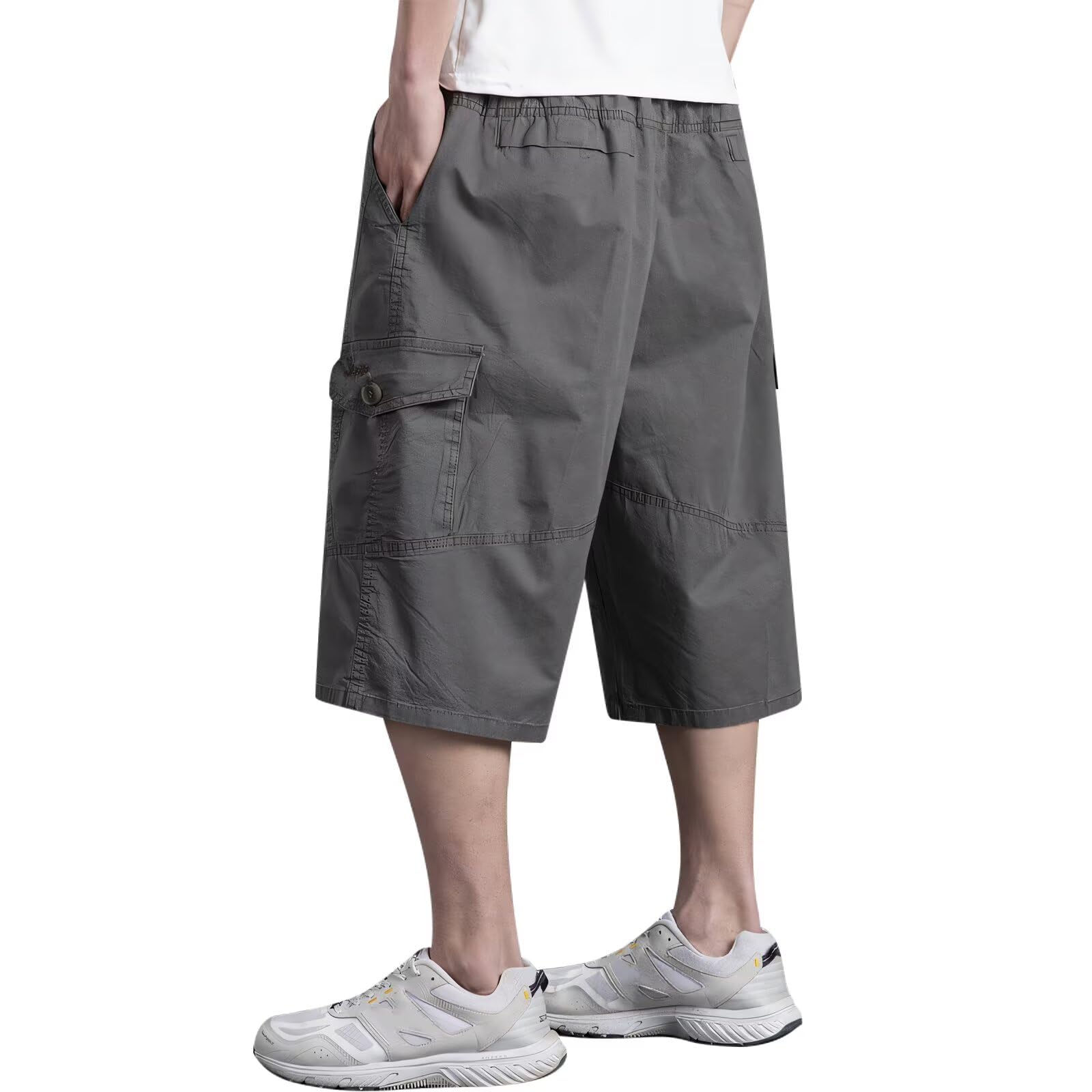 Amazon | [inotenka] カーゴパンツ メンズ ハーフパンツ