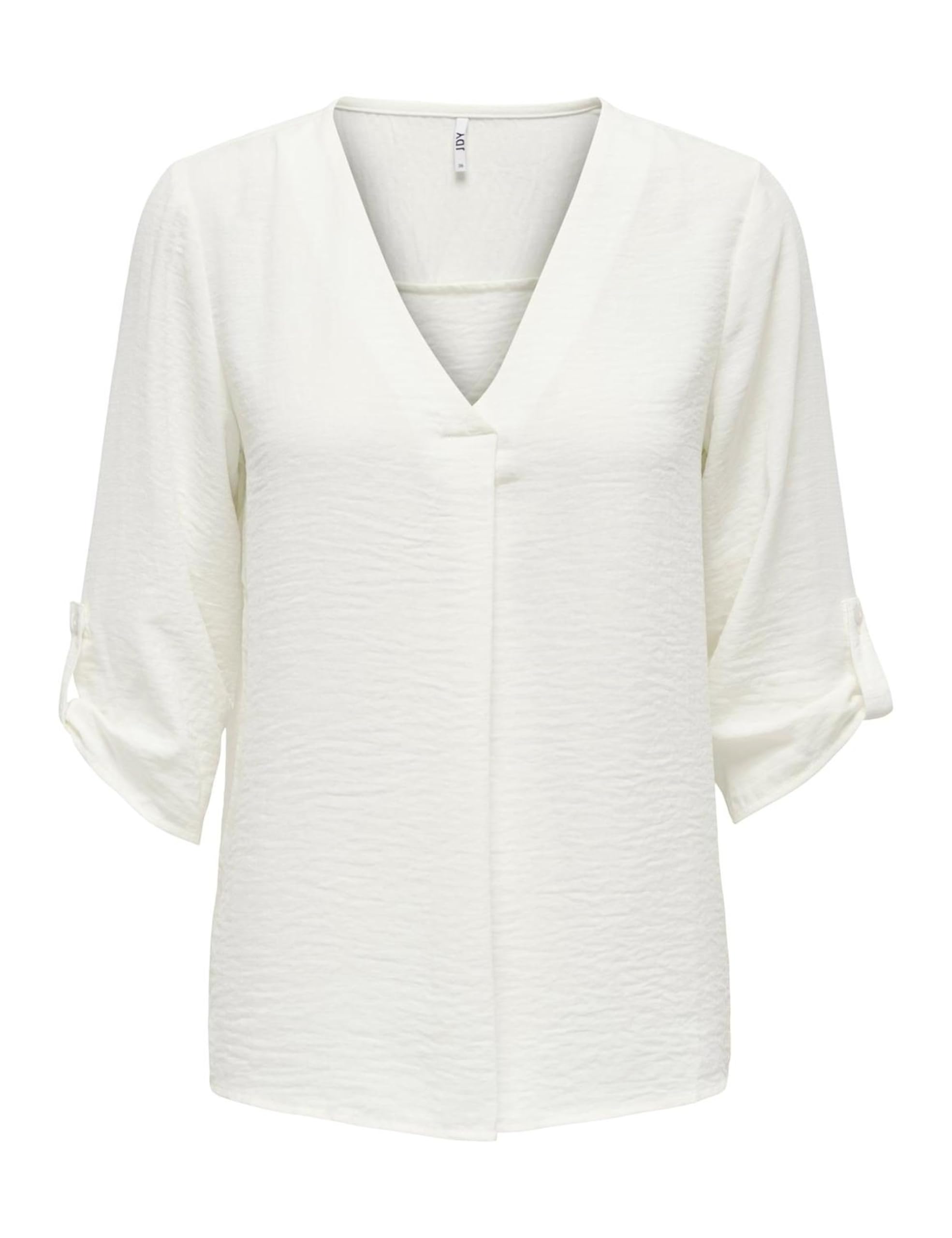 JDY Women's Divya 3/4 Top WVN Noos Blouse, Cloud Dancer, 16