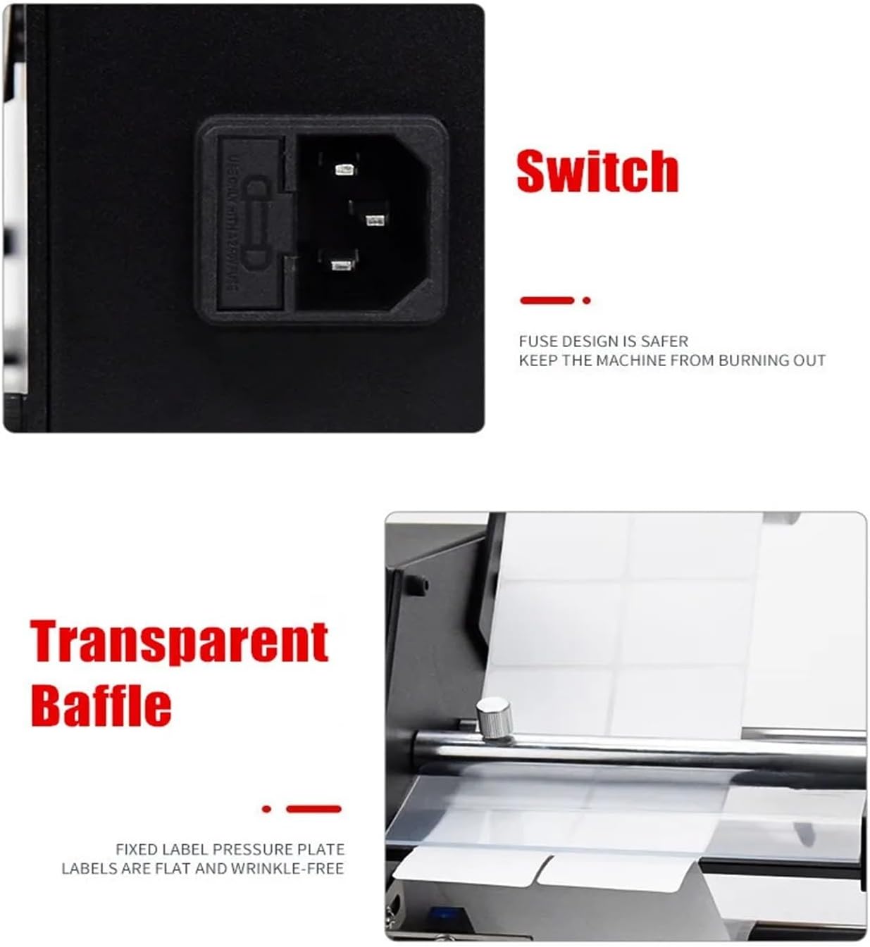 1150D 4-140mm Width Label Peeling Machine Automatic Counting Label Separator Self-Adhesive Tag Label Dispenser for Logistics Office