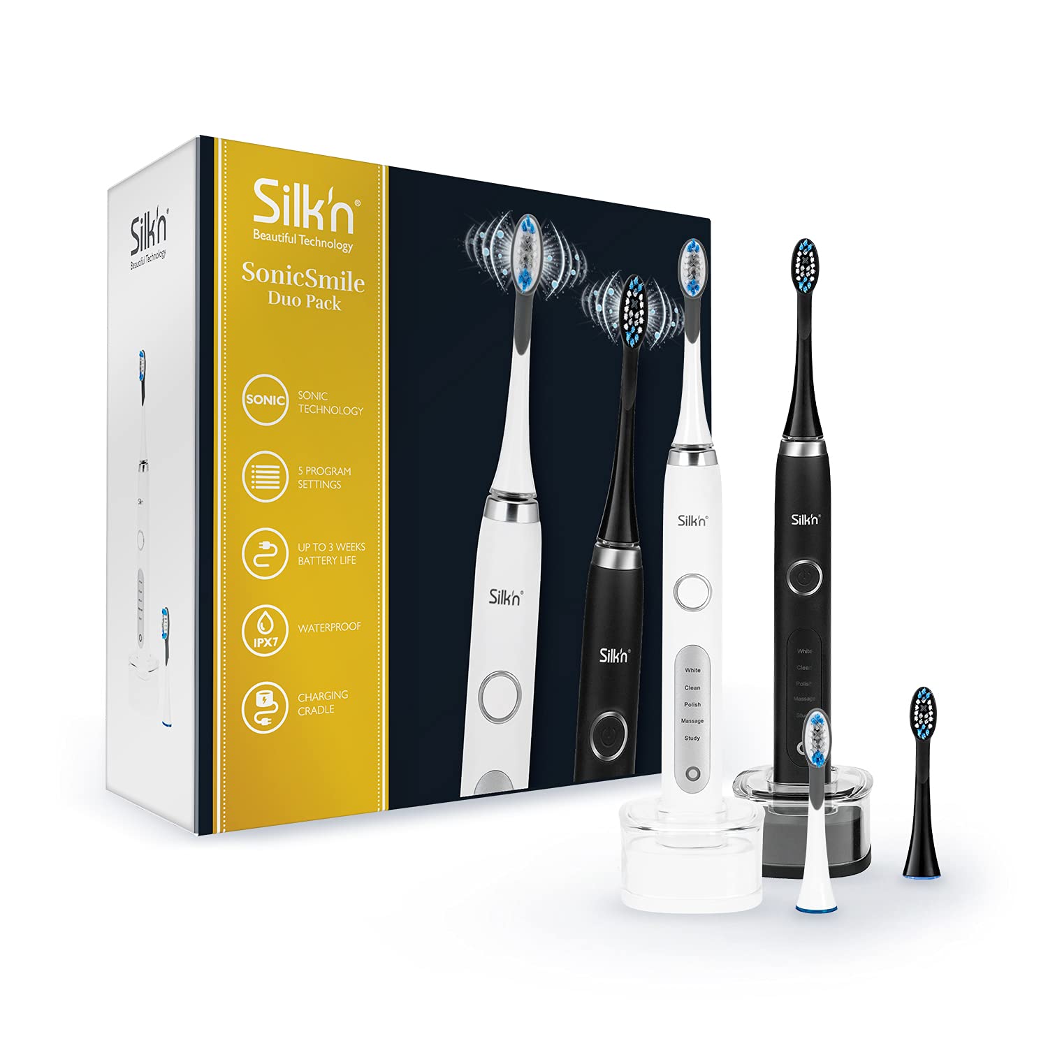 Silk'n SonicSmile Duo Box schwarz-weiß