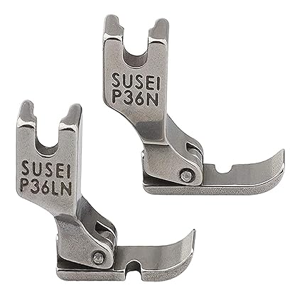 SSS P36LN/P36N Zipper Presser Foot for Industrial Sewing Machine (Pack of 1) Combo Set HIGH Shank