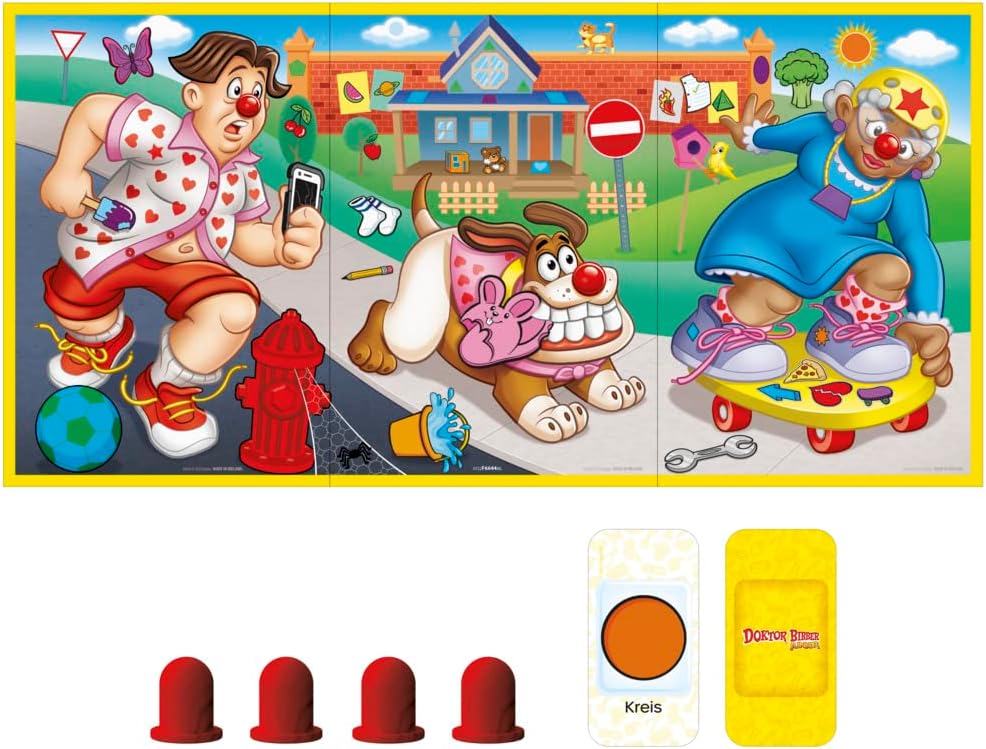 Doktor Bibber Junior Board Game for Preschoolers - German Version