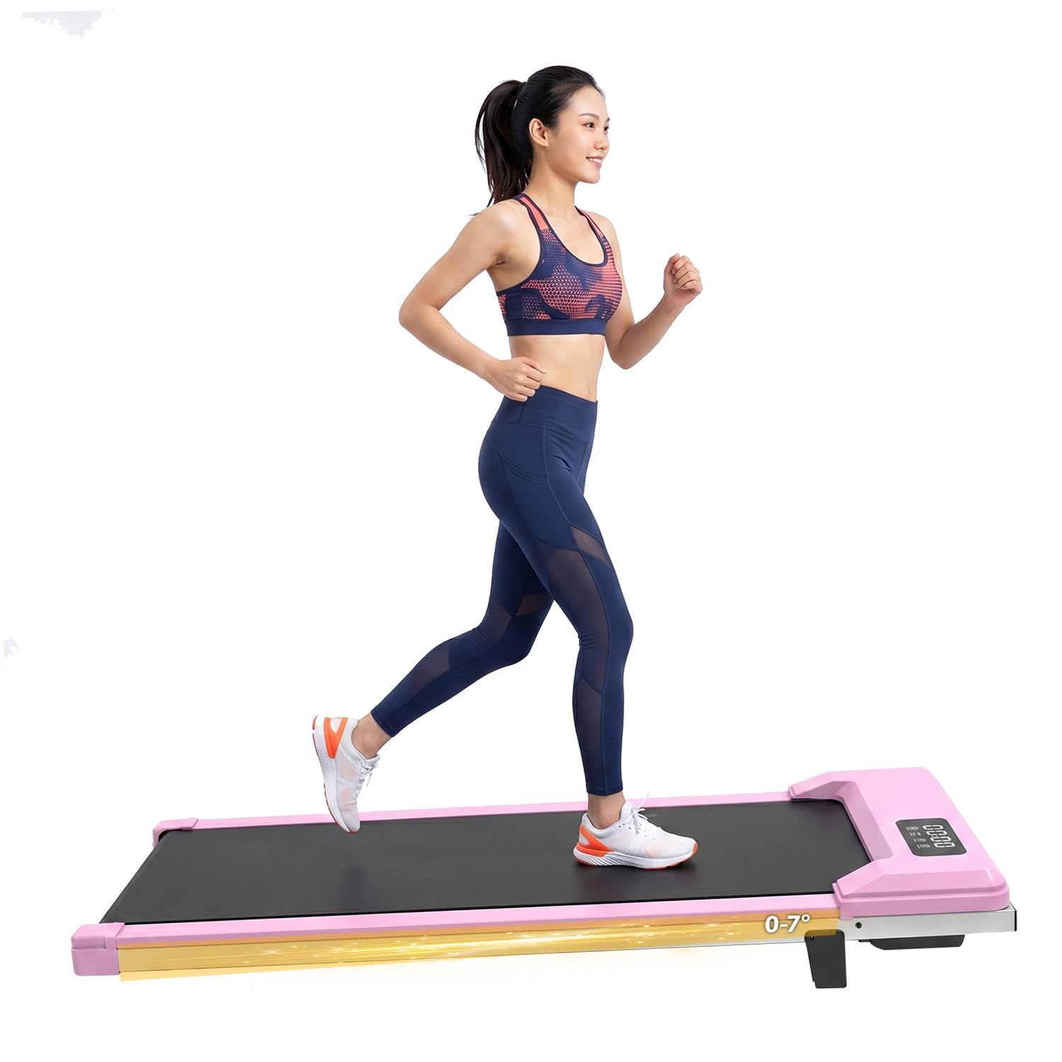 Under Desk Treadmill with Incline App Remote Control Bluetooth Speaker