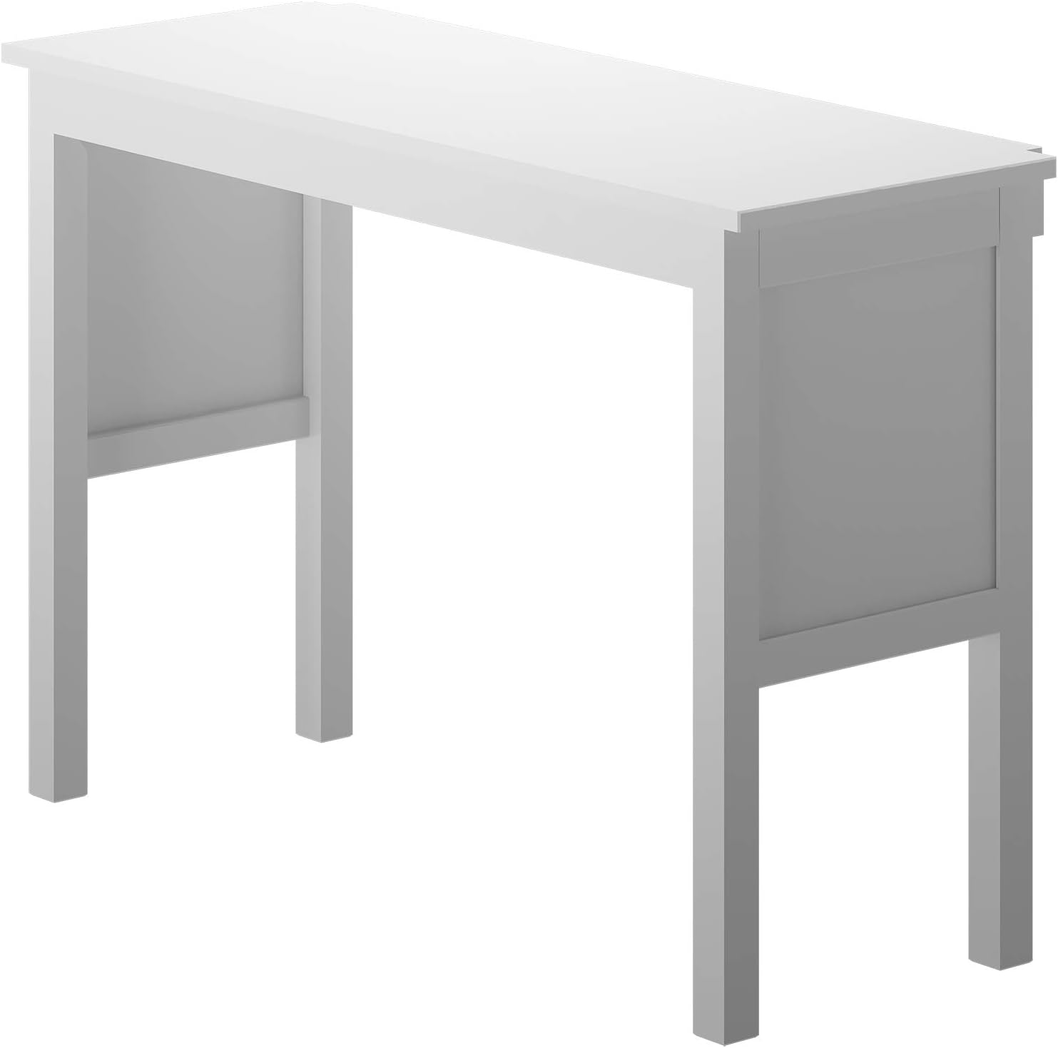 Desk For High Loft Bed, White