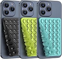 Vista 13 de Soporte de teléfono con succión de silicona de doble cara, accesorio de silicona para iPhone y Android, soporte para teléfono de ducha con espejo