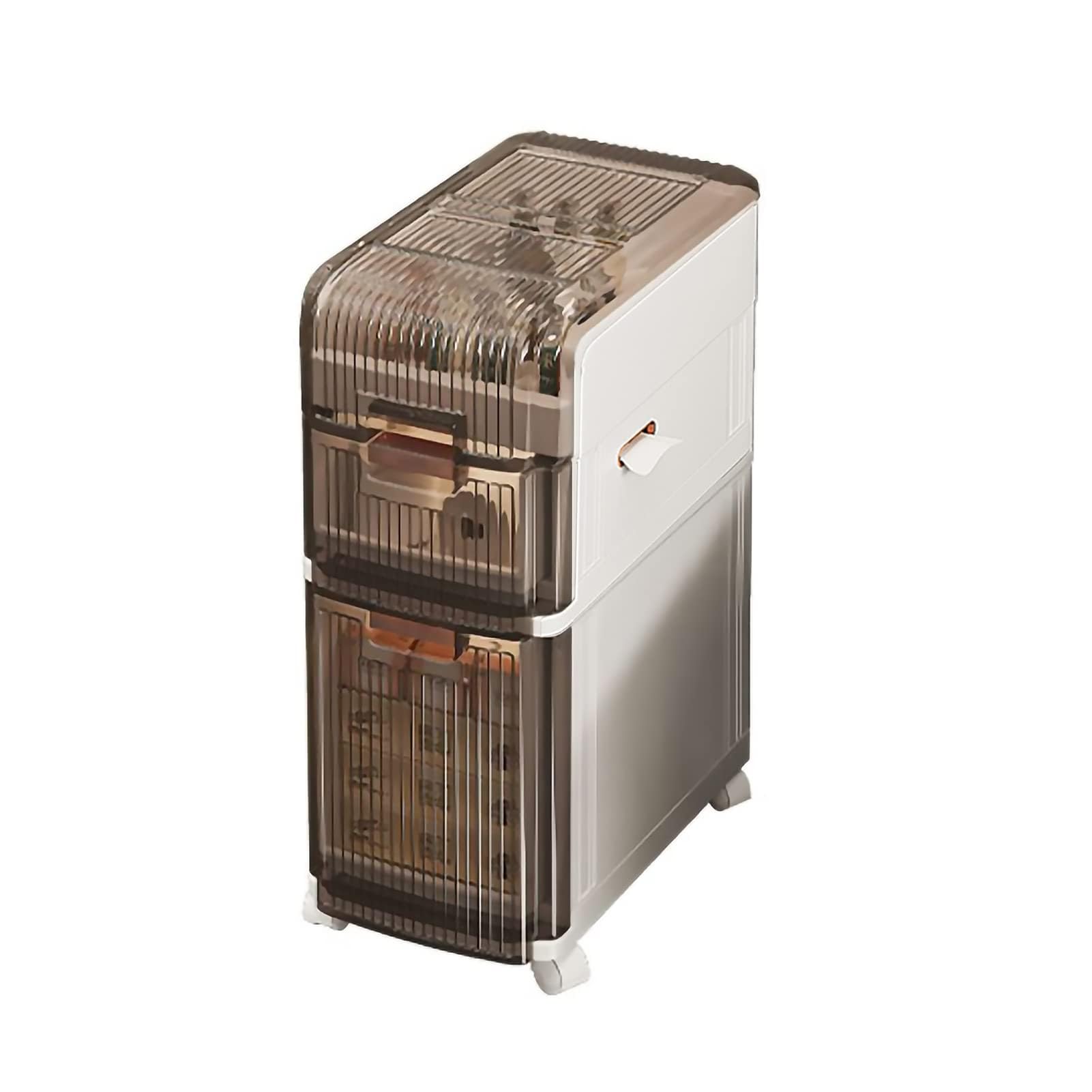 Armoire de sol mince pour cuisine et salle de bain gain de place