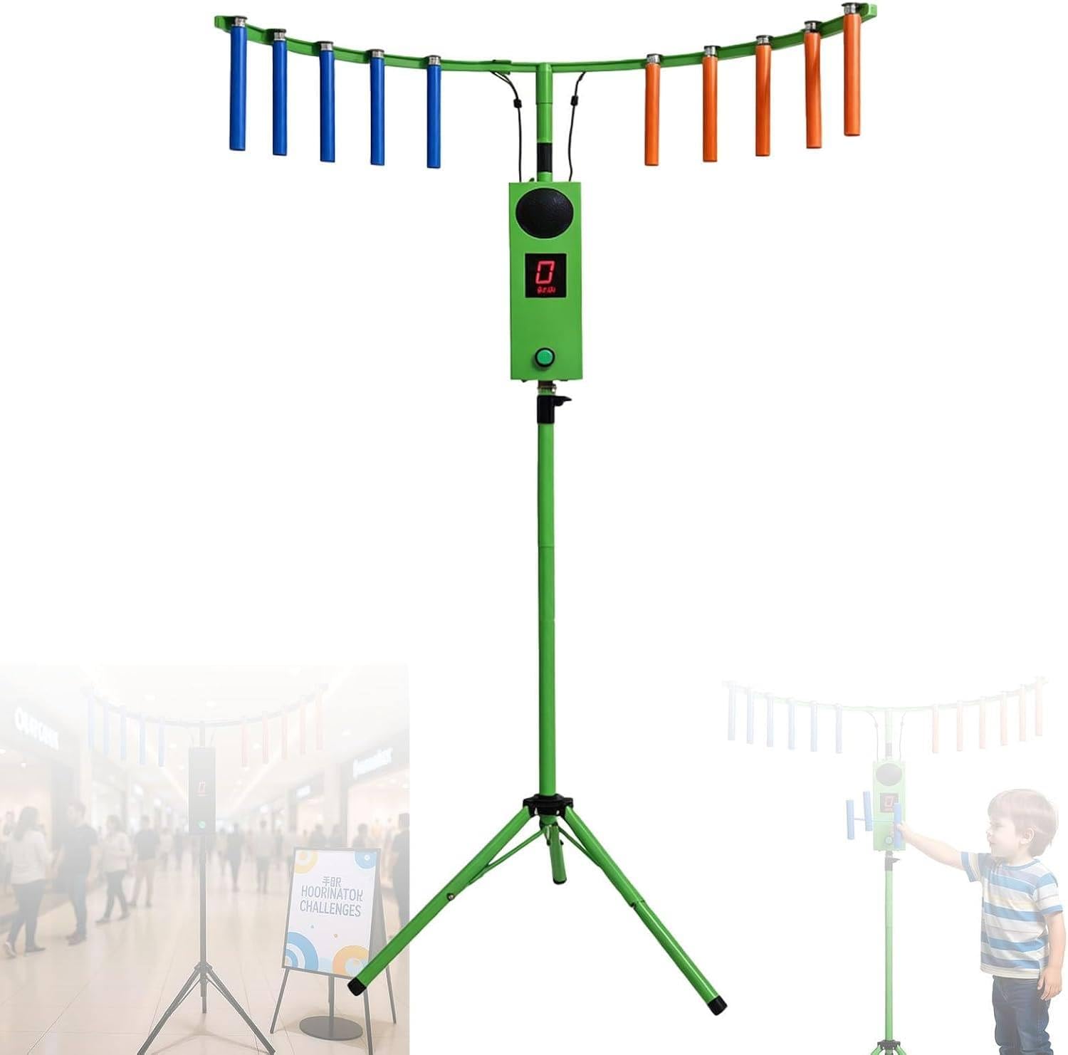 Hand Eye Coordination Training Catching Stick Game Reflex Sticks Green