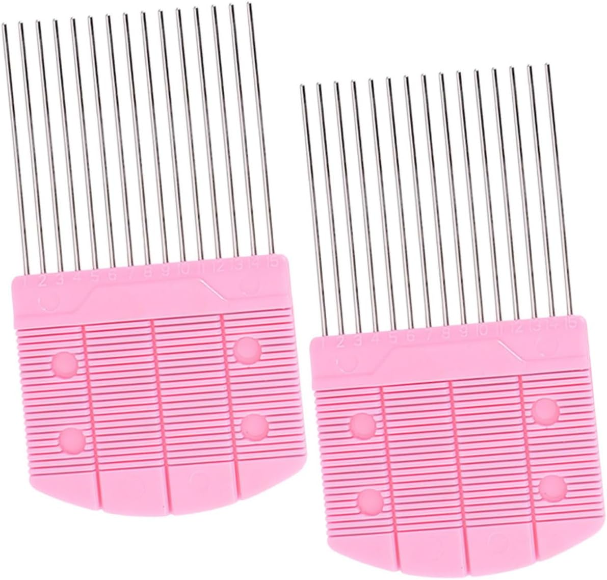 Gogogmee 2pcs Paper Quilling Comb Tool Set for Easy Crafting Portable Quilling Board and Weaving Tools for DIY Paper Crafts and Creative Projects