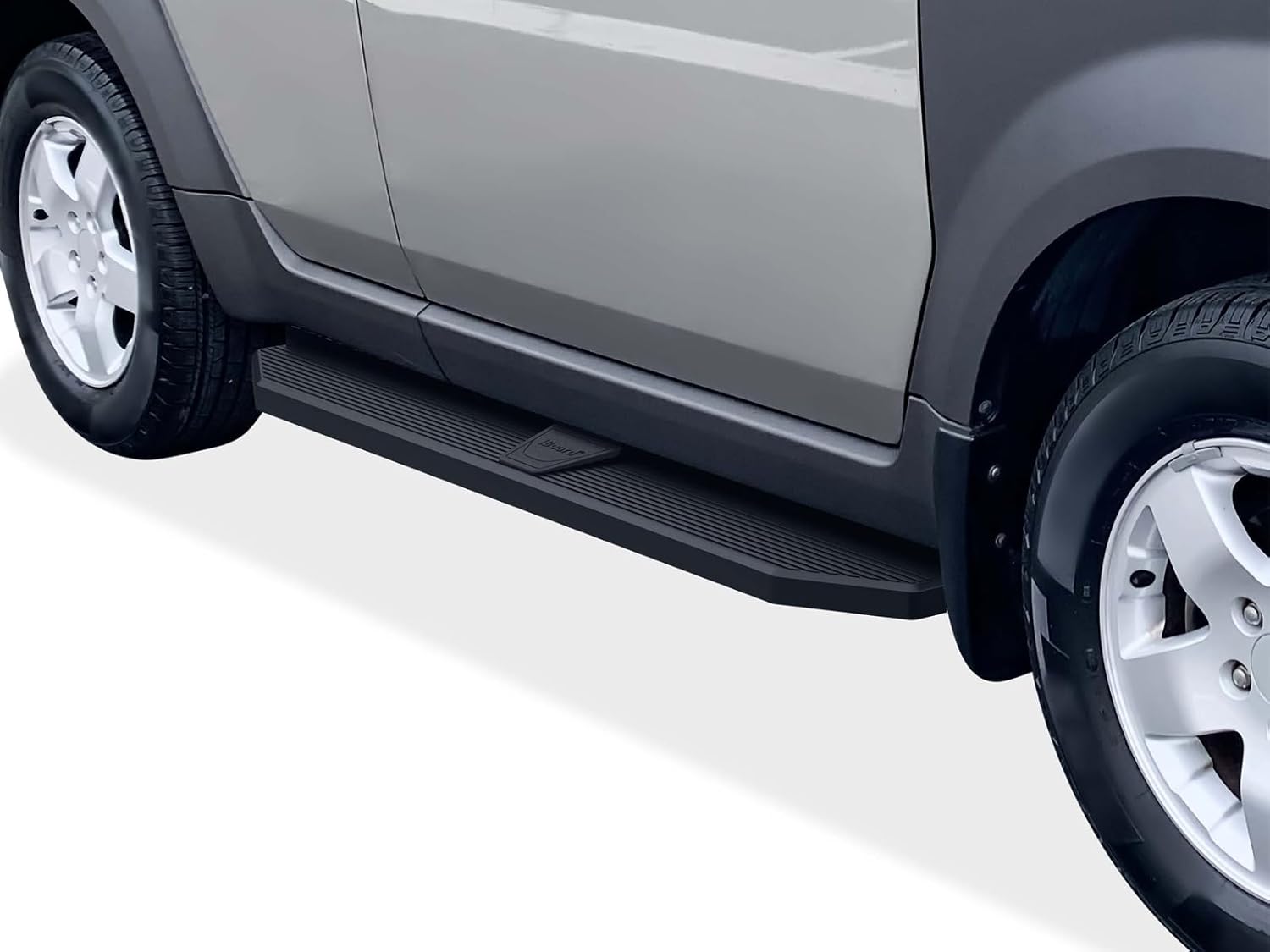APS Black Stainless Steel Running Boards Style Compatible with Honda Element 2003-2011 (Exclude SC Model) (Side Steps Side Bars) 6in Wide