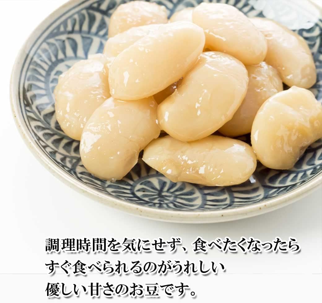 Amazon | 高原煮豆 160g 白花豆 花豆 煮豆 大豆 インゲン豆 豆