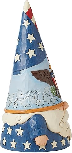 Miniatura 4 de Enesco Jim Shore Heartwood Creek Four Seasons - Figura patriótica de gnomo de 11 pulgadas