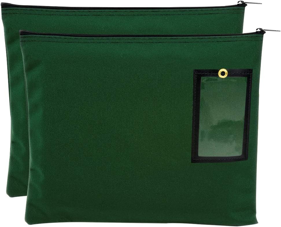 Secure Document Bags - 14W x 11H File Tote - Office Bag Set of 2