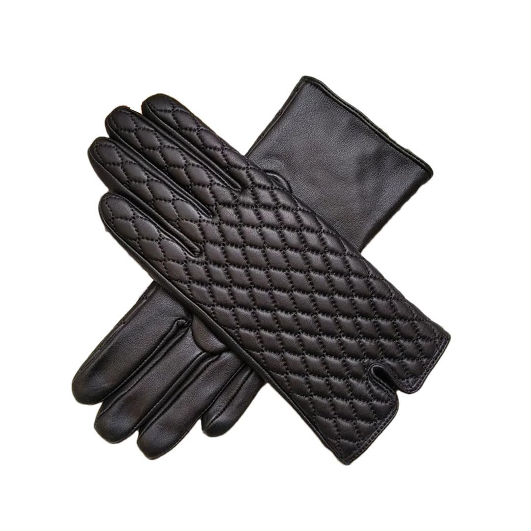 Gants pour femme avec isolation tactile et doublure pour équitation et conduite